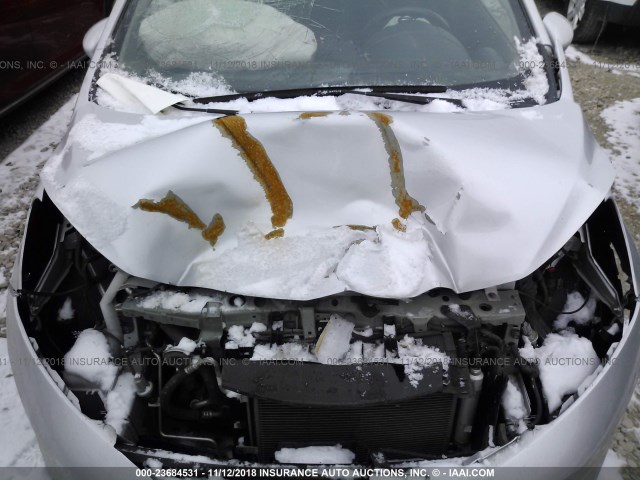 3N1CE2CP1GL402483 - 2016 NISSAN VERSA NOTE S/S PLUS/SV/SL/SR SILVER photo 10