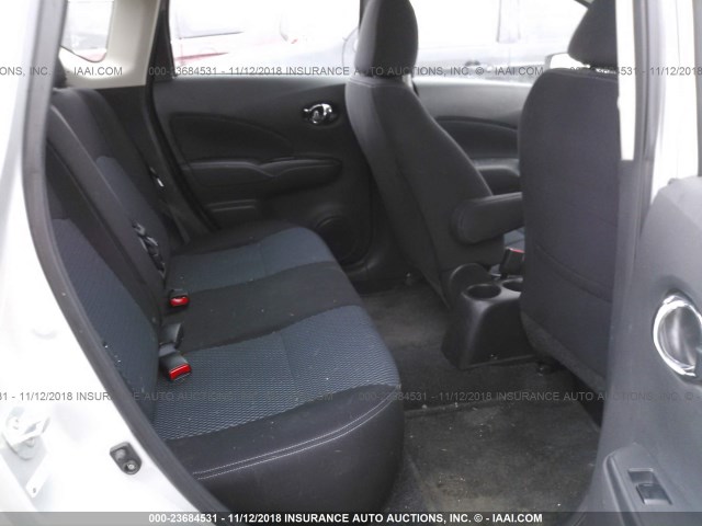3N1CE2CP1GL402483 - 2016 NISSAN VERSA NOTE S/S PLUS/SV/SL/SR SILVER photo 8