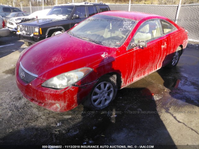 4T1CE38PX4U768306 - 2004 TOYOTA CAMRY SOLARA SE/SLE Qırmızı foto 2