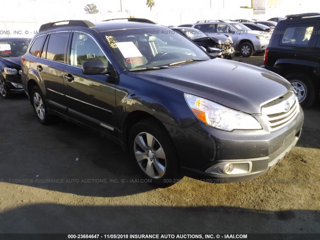 4S4BRDKC1B2406241 - 2011 SUBARU OUTBACK 3.6R LIMITED GRAY photo 1