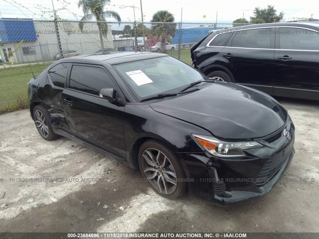 JTKJF5C78E3085807 - 2014 TOYOTA SCION TC შავი ფოტო 1