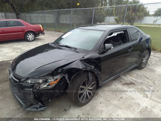 JTKJF5C78E3085807 - 2014 TOYOTA SCION TC შავი ფოტო 2