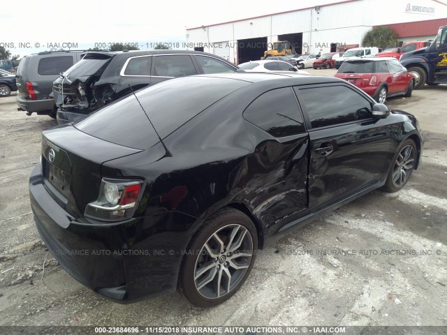 JTKJF5C78E3085807 - 2014 TOYOTA SCION TC შავი ფოტო 4