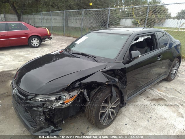 JTKJF5C78E3085807 - 2014 TOYOTA SCION TC შავი ფოტო 6