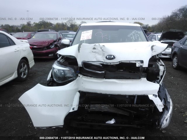 KNDJX3A52G7377507 - 2016 KIA SOUL ! WHITE photo 6