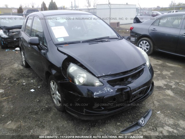 JHMGD38617S001488 - 2007 HONDA FIT S 黑色 照片 6