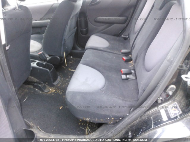 JHMGD38617S001488 - 2007 HONDA FIT S 黑色 照片 8