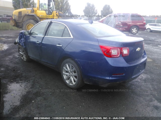 1G11H5SA4DU116616 - 2013 CHEVROLET MALIBU LTZ 蓝色 照片 3