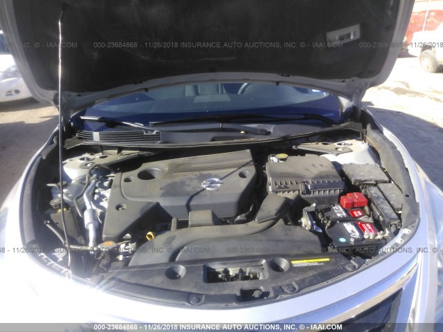 1N4AL3AP6FN338321 - 2015 NISSAN ALTIMA 2.5/S/SV/SL SILVER photo 10