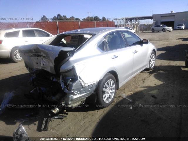 1N4AL3AP6FN338321 - 2015 NISSAN ALTIMA 2.5/S/SV/SL SILVER photo 4