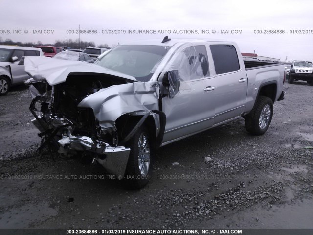 3GTU2NEC7JG385663 - 2018 GMC SIERRA K1500 SLT GRAY photo 2