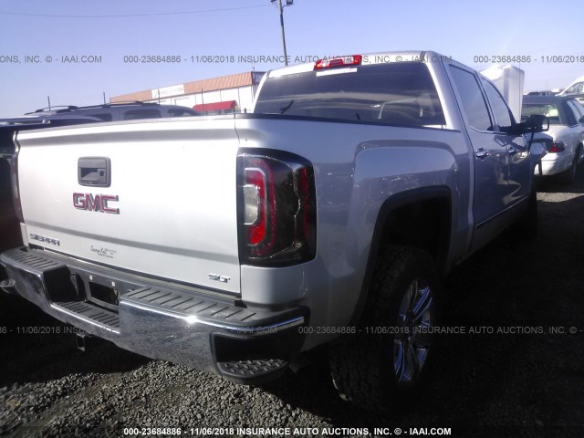 3GTU2NEC7JG385663 - 2018 GMC SIERRA K1500 SLT GRAY photo 4