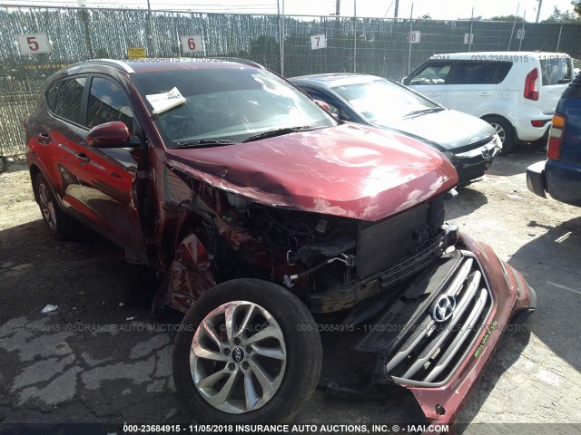 KM8J33A46GU227545 - 2016 HYUNDAI TUCSON LIMITED/SPORT AND ECO/SE RED photo 1