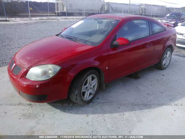 1G2AL15F677286764 - 2007 PONTIAC G5 RED photo 2