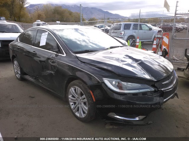 1C3CCCAB5FN634927 - 2015 CHRYSLER 200 LIMITED BLACK photo 1