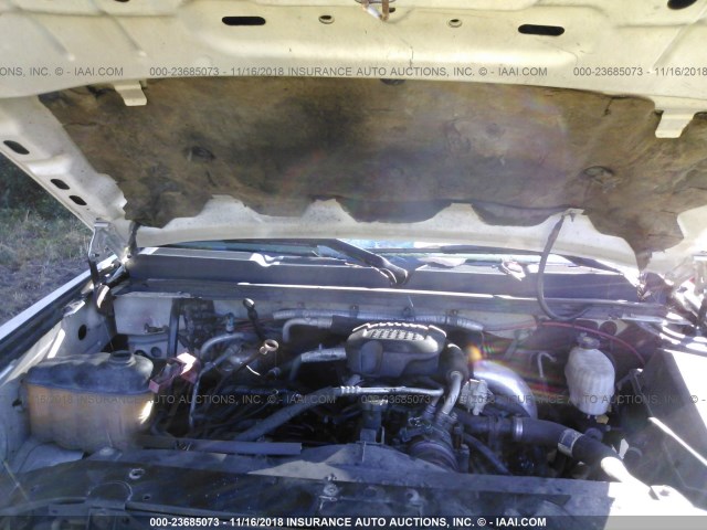 1GCJK33638F187064 - 2008 CHEVROLET SILVERADO K3500 WHITE photo 10