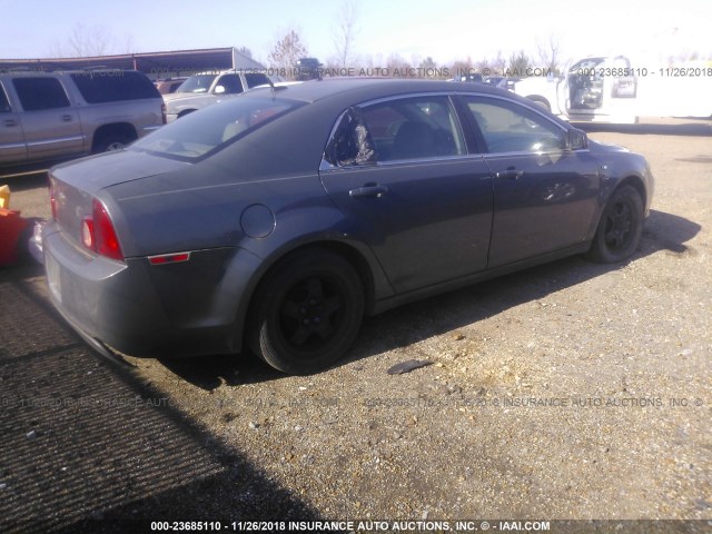1G1ZG57B184258967 - 2008 CHEVROLET MALIBU LS 灰色 照片 4