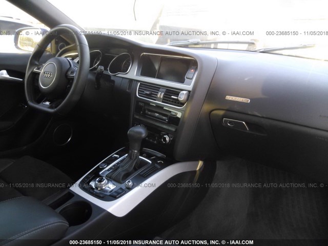 WAUWFAFR4EA011361 - 2014 AUDI A5 PRESTIGE BLUE photo 5