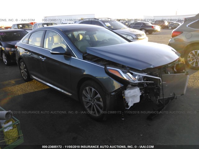 5NPE34AF4HH480159 - 2017 HYUNDAI SONATA SPORT/LIMITED BLACK photo 1