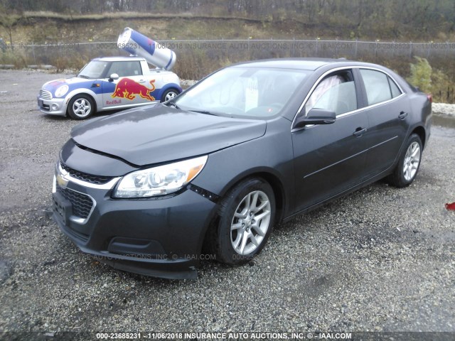 1G11C5SL6FF208477 - 2015 CHEVROLET MALIBU 1LT BLACK photo 2