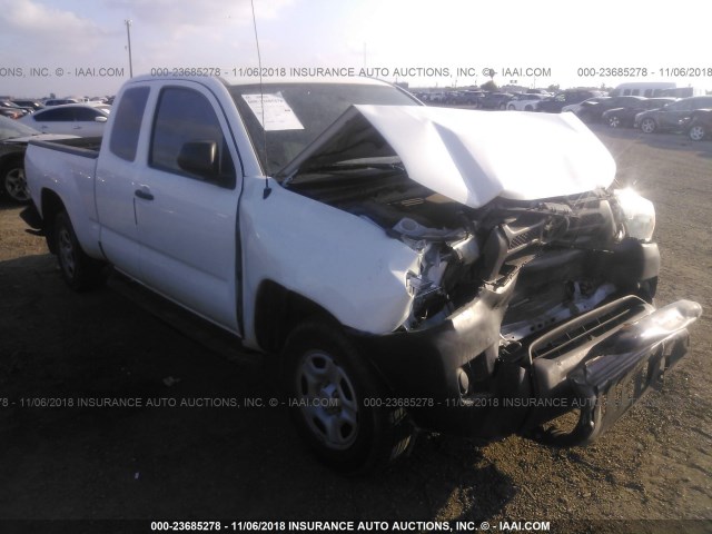 5TFTX4CN1FX066869 - 2015 TOYOTA TACOMA ACCESS CAB WHITE photo 1