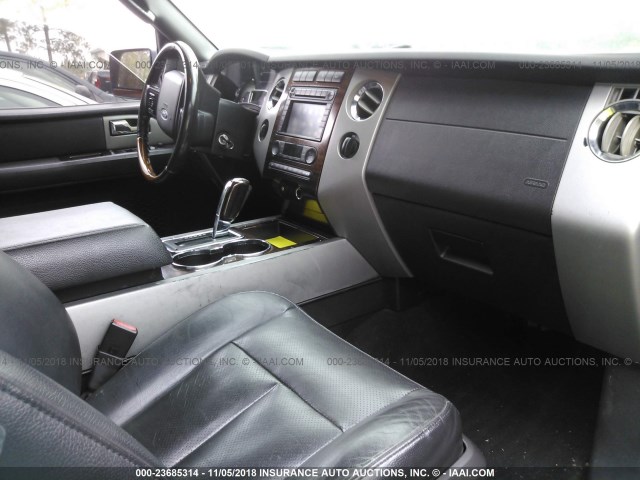 1FMFK20547LA90592 - 2007 FORD EXPEDITION EL LIMITED BLACK photo 5