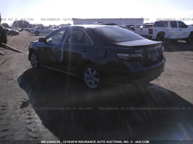 4T1BE46K88U777522 - 2008 TOYOTA CAMRY CE/LE/XLE/SE GRAY photo 3