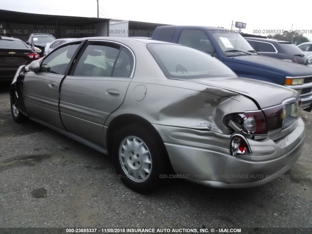 1G4HR54K41U287897 - 2001 BUICK LESABRE LIMITED GOLD photo 3