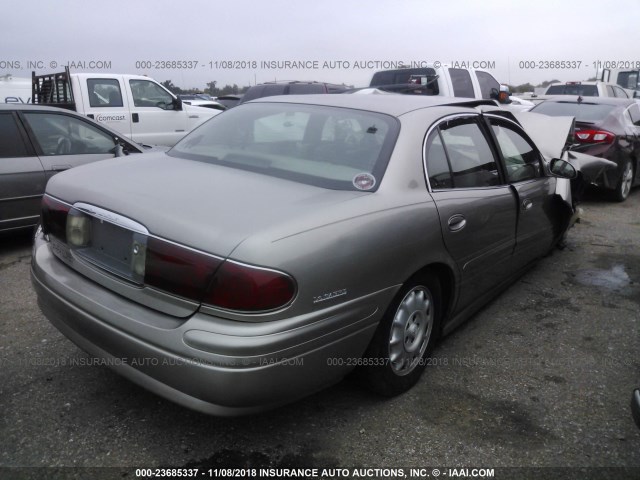 1G4HR54K41U287897 - 2001 BUICK LESABRE LIMITED GOLD photo 4