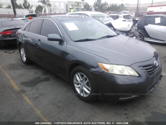 4T1BE46K98U734985 - 2008 TOYOTA CAMRY CE/LE/XLE/SE GRAY photo 1