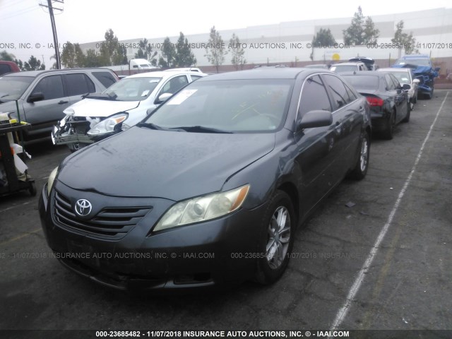 4T1BE46K98U734985 - 2008 TOYOTA CAMRY CE/LE/XLE/SE GRAY photo 2