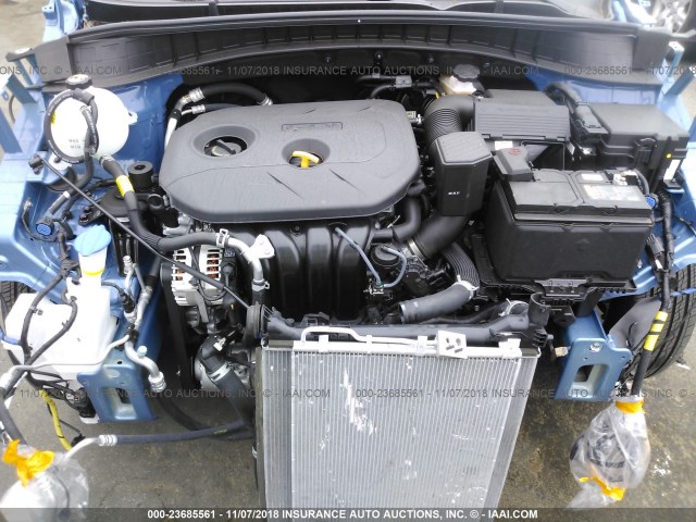 KM8J33A47JU720237 - 2018 HYUNDAI TUCSON SEL/SEL PLUS BLUE photo 10