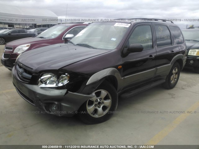 4F2YU09152KM36076 - 2002 MAZDA TRIBUTE LX/ES MAROON photo 2