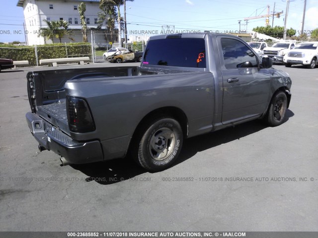 3C6JD6AT9CG236903 - 2012 DODGE RAM 1500 ST GRAY photo 4