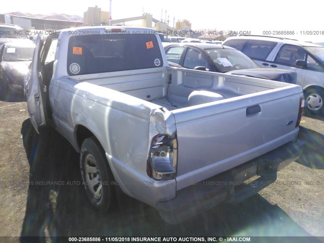 1FTYR10D31PB46404 - 2001 FORD RANGER SILVER photo 3