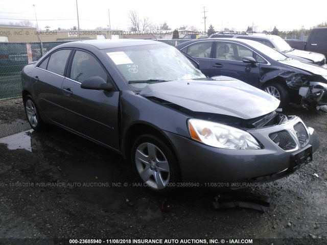 1G2ZG58B274258310 - 2007 PONTIAC G6 SE GRAY photo 1