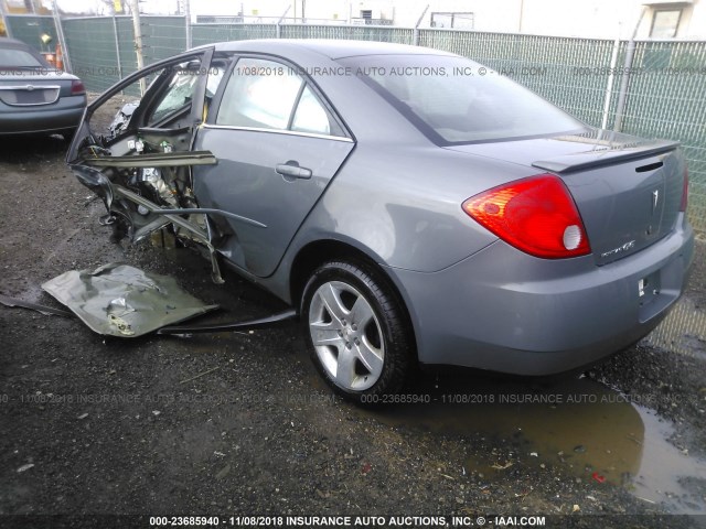 1G2ZG58B274258310 - 2007 PONTIAC G6 SE GRAY photo 3