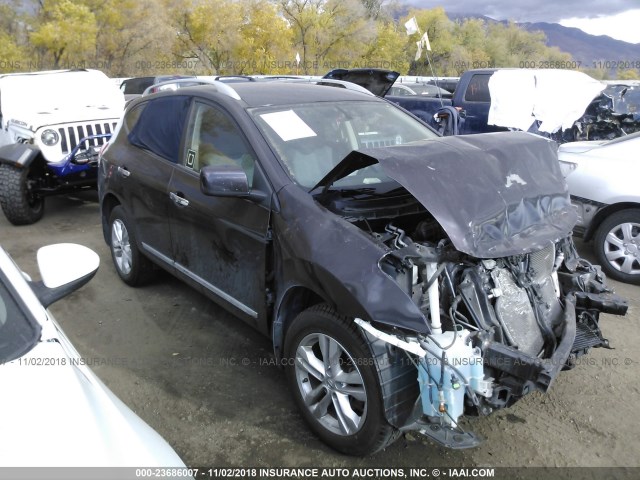 JN8AS5MV4DW643797 - 2013 NISSAN ROGUE S/SV MAROON photo 1