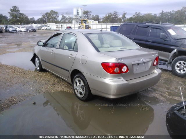 1NXBR32EX7Z829777 - 2007 TOYOTA COROLLA CE/LE/S TAN photo 3