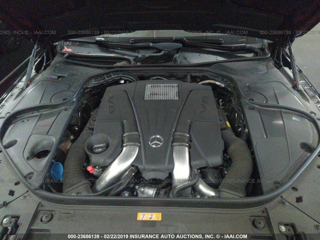 WDDUG8CB7FA199131 - 2015 MERCEDES-BENZ S 550 BLACK photo 10