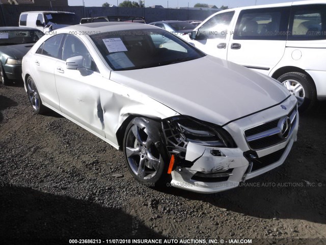 WDDLJ7DB3DA059211 - 2013 MERCEDES-BENZ CLS 550 WHITE photo 1