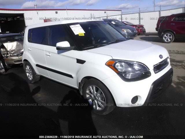 KNDJT2A67D7561836 - 2013 KIA SOUL +/!/SPORT WHITE photo 1