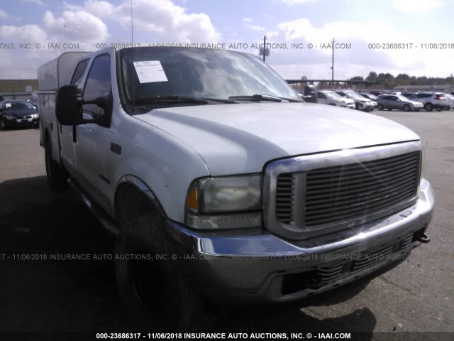 1FTSW31FX1ED84238 - 2001 FORD F350 SRW SUPER DUTY WHITE photo 1