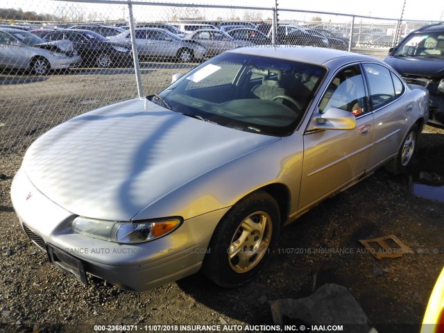 1G2WJ52MXXF334262 - 1999 PONTIAC GRAND PRIX SE ვერცხლისფერი ფოტო 2