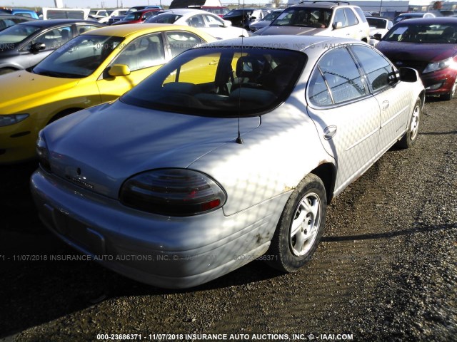 1G2WJ52MXXF334262 - 1999 PONTIAC GRAND PRIX SE ვერცხლისფერი ფოტო 4