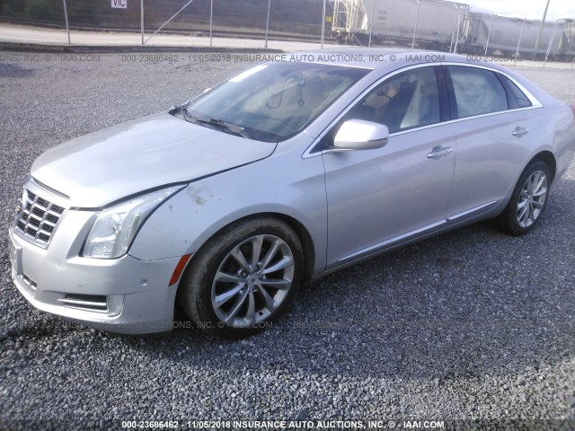 2G61M5S37E9188884 - 2014 CADILLAC XTS LUXURY COLLECTION SILVER photo 2