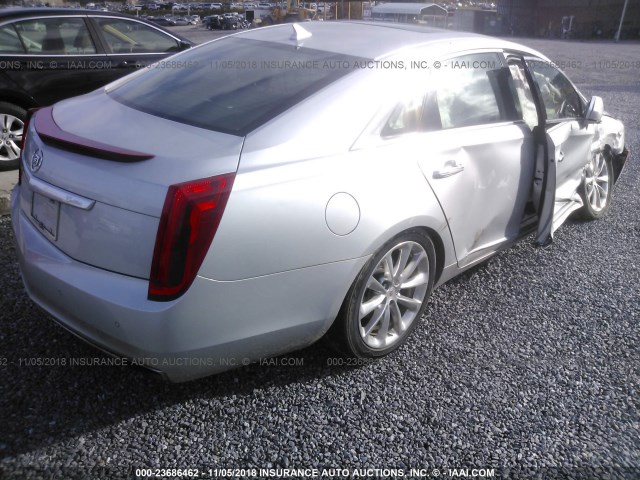 2G61M5S37E9188884 - 2014 CADILLAC XTS LUXURY COLLECTION SILVER photo 4