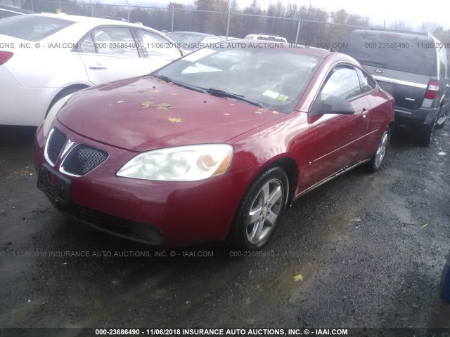 1G2ZH158864130683 - 2006 PONTIAC G6 GT RED photo 2