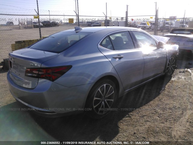 19UUB2F51FA018828 - 2015 ACURA TLX TECH SILVER photo 4