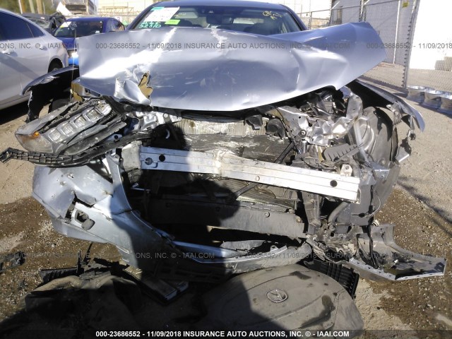 19UUB2F51FA018828 - 2015 ACURA TLX TECH SILVER photo 6